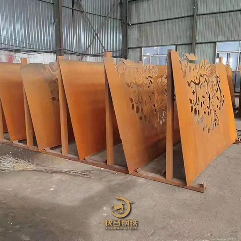 q345nh耐候锈钢板雕塑,耐候红锈钢板厂家定制